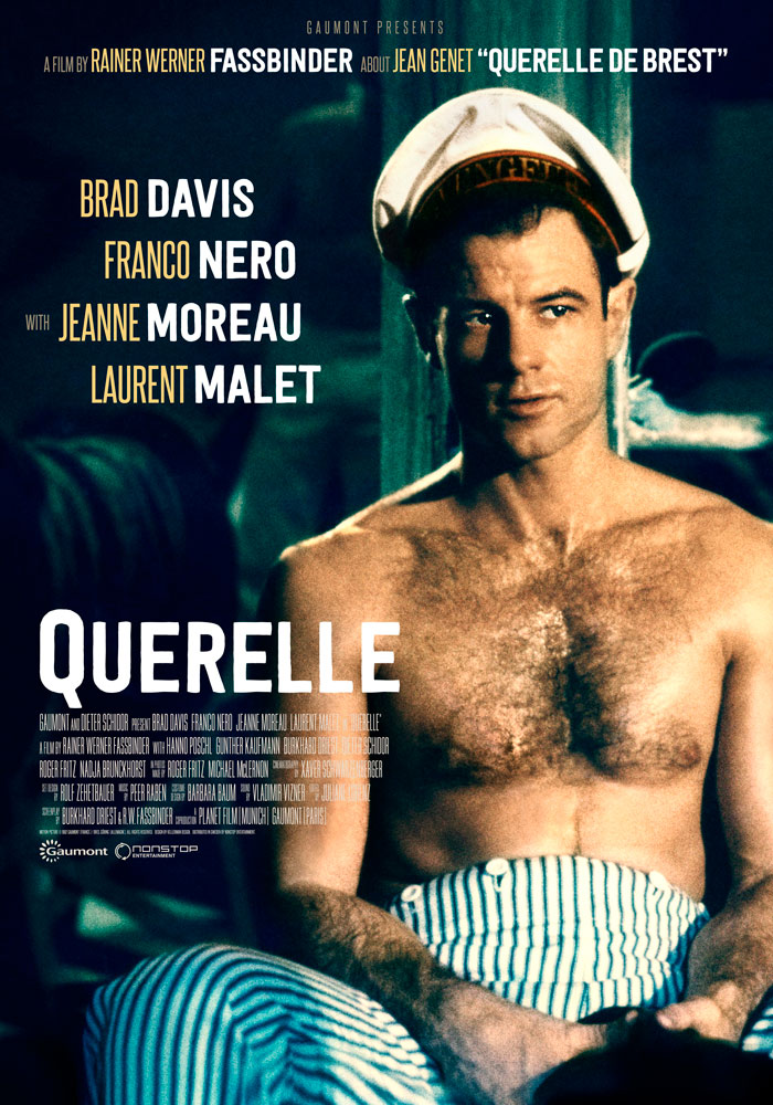 Querelle (1982) Rainer Werner Fassbinder, movie poster, English