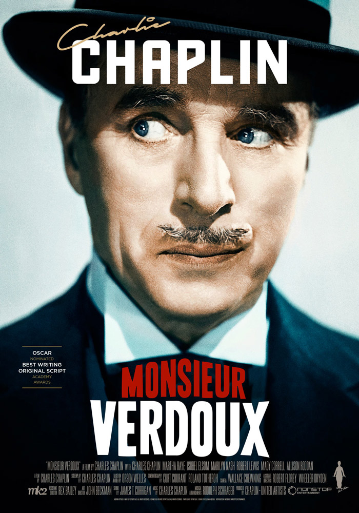 Monsieur Verdoux (1947) Charlie Chaplin onesheet eng