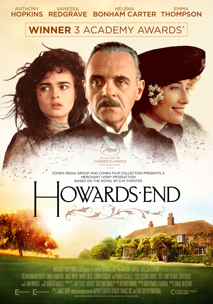 Howards End (1992) James Ivory theatrical onesheet eng