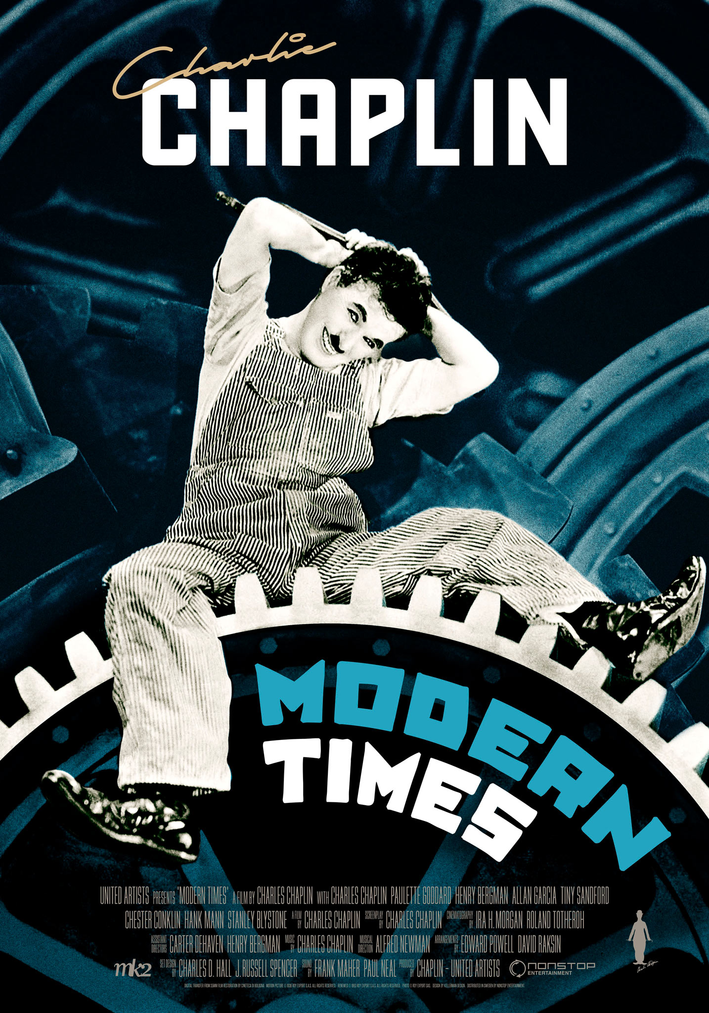 Modern Times (1936) theatrical onesheet