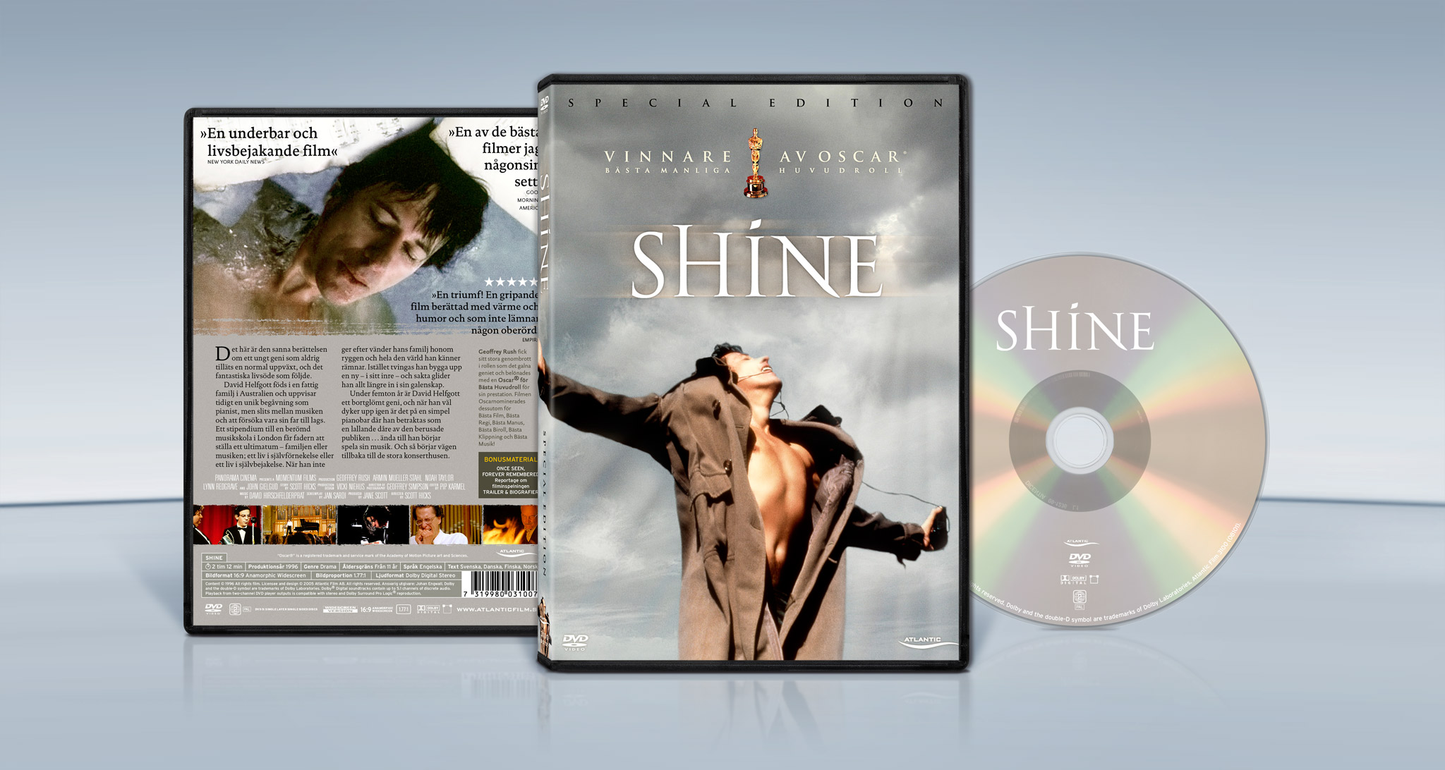 Shiny films. Shine 1996.