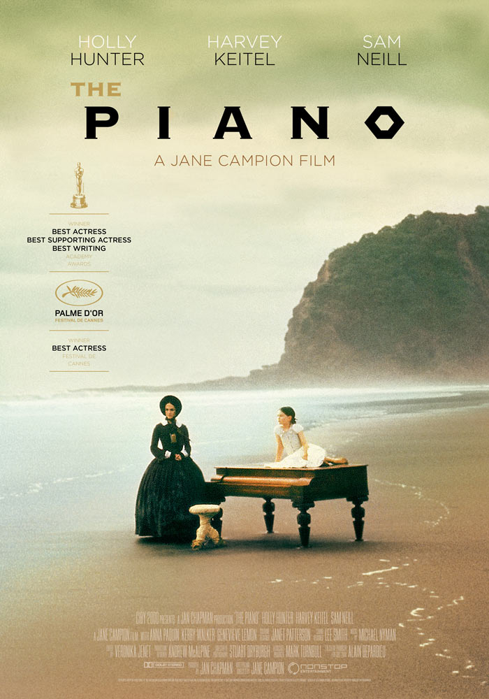 The Piano (1993) Jane Campion onesheet eng