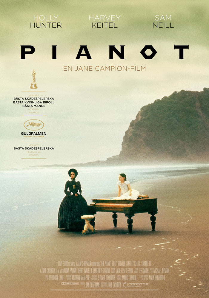 The Piano (1993) Jane Campion onesheet swe