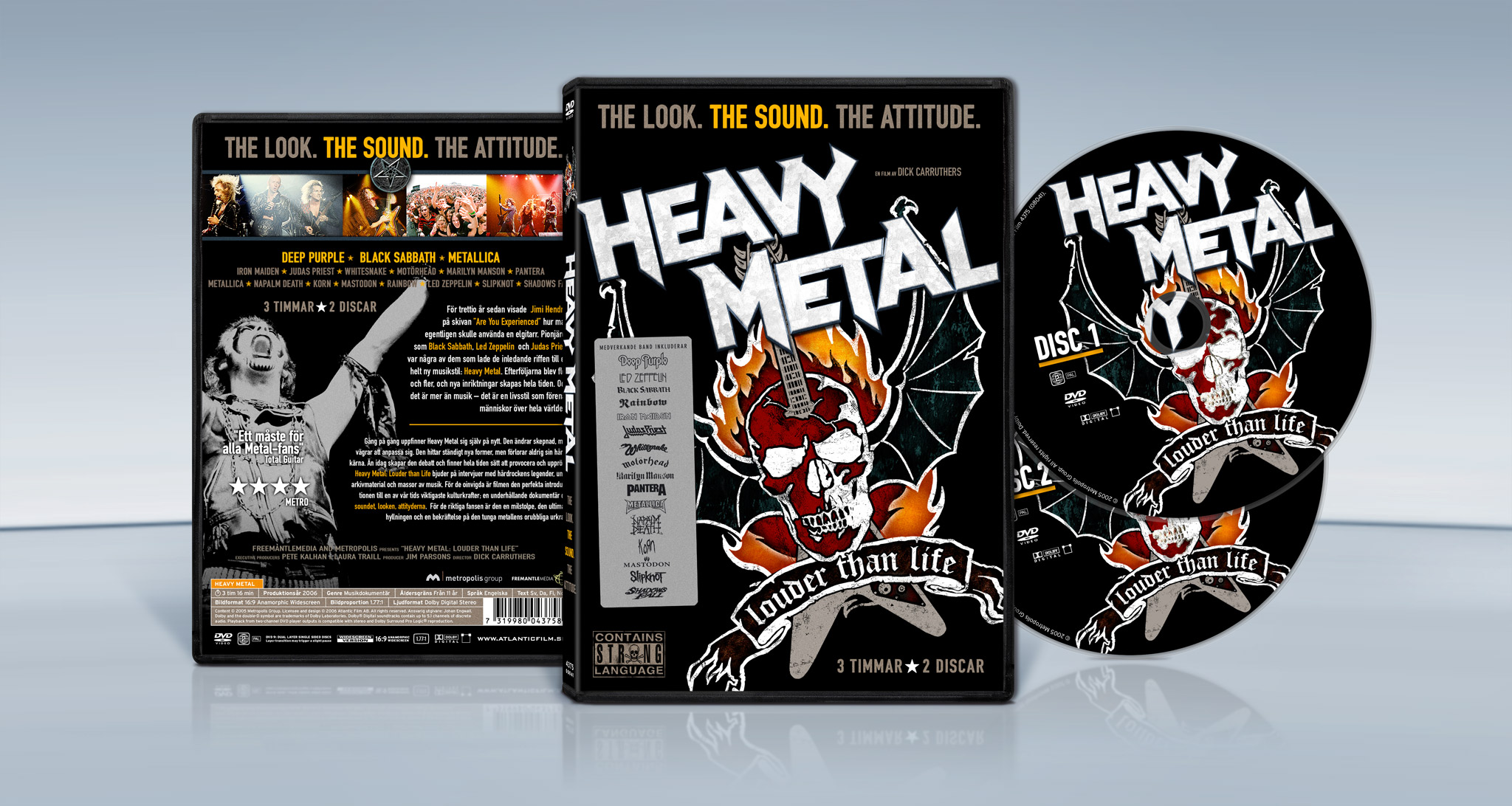 Heavy Metal – Louder Than Life (2006) Dick Carruthers dvd cover packshot