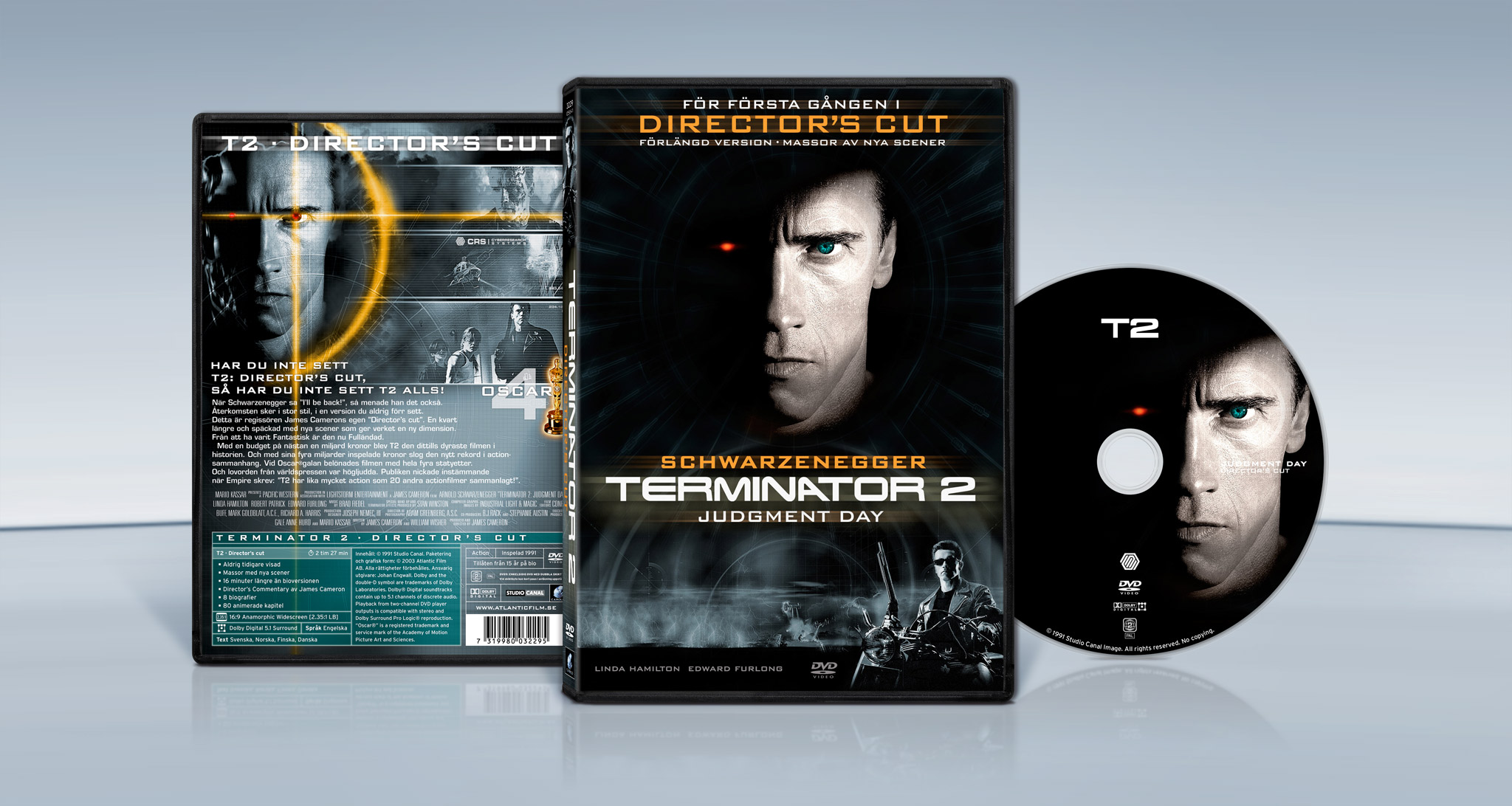 Terminator 2 – Judgment Day (1991) James Cameron dvd cover packshot