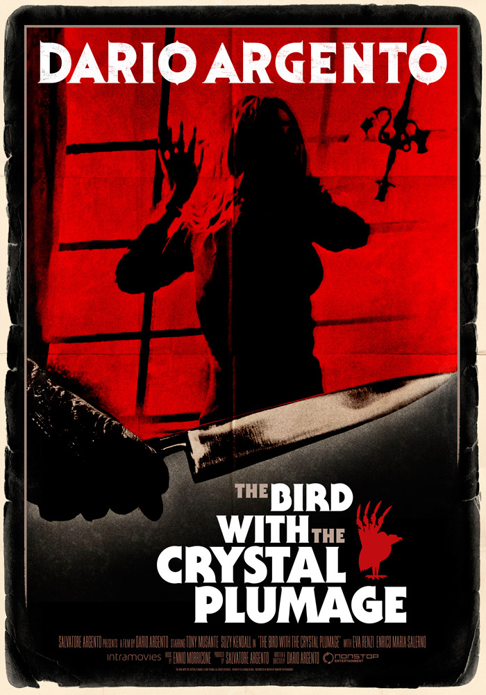 The Bird With the Crystal Plumage (1970) Dario Argento theatrical onesheet eng