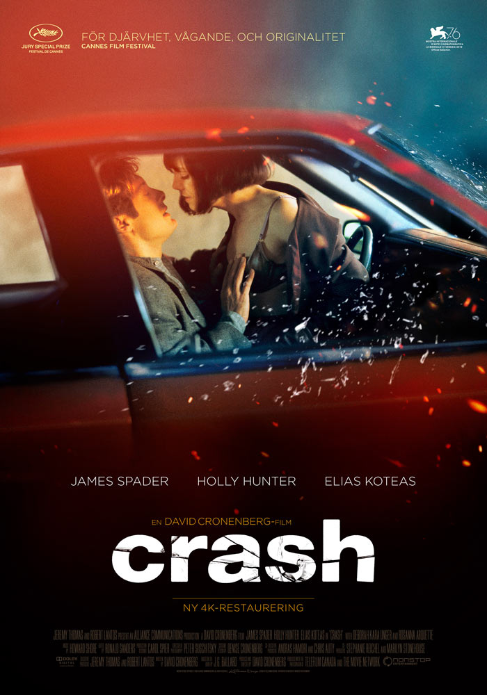 Crash (1996) David Cronenberg theatrical onesheet swe