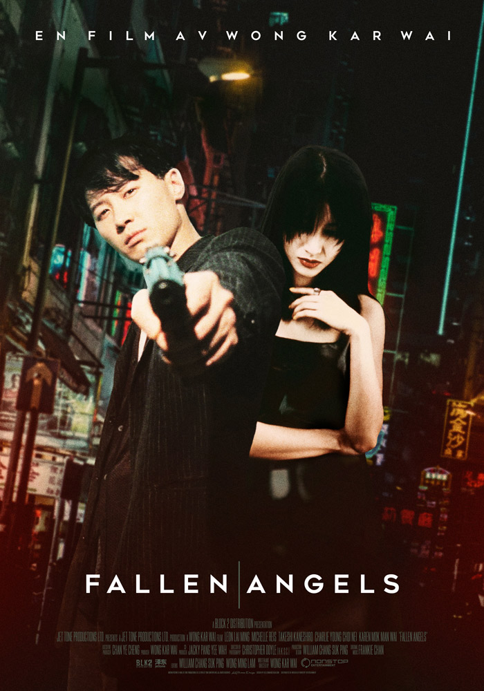 Fallen Angels (1995) Wong Kar Wai theatrical onesheet swe