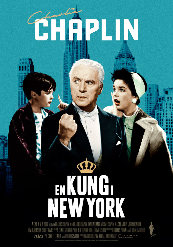 A King in New York (1957) Charles Chaplin onesheet swe