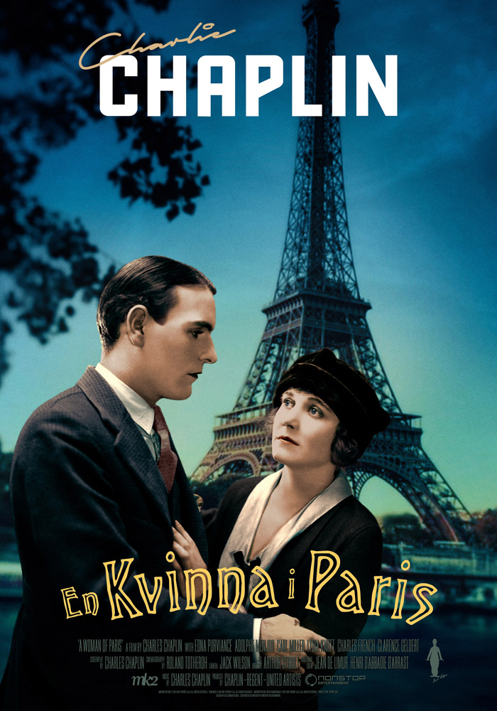 A Woman of Paris (1923) Charles Chaplin onesheet swe